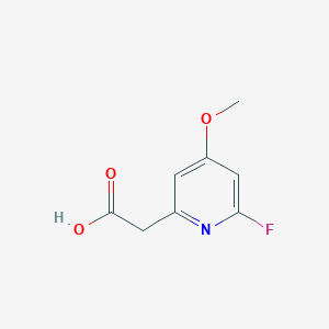 2-Fluoro-4-methoxypyridine-6-acetic acid