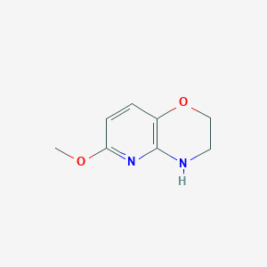 molecular formula C8H10N2O2 B14854296 6-Methoxy-3,4-dihydro-2H-pyrido[3,2-B][1,4]oxazine 