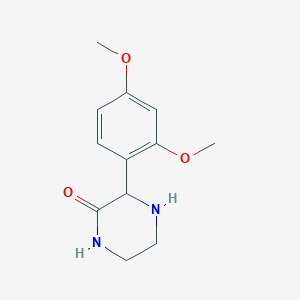 3-(2,4-Dimethoxy-phenyl)-piperazin-2-one