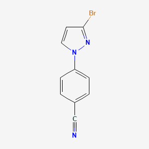 Benzonitrile, 4-(3-bromo-1H-pyrazol-1-yl)-
