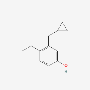 3-(Cyclopropylmethyl)-4-isopropylphenol