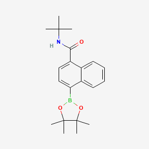 N-(tert-Butyl)-4-(4,4,5,5-tetramethyl-1,3,2-dioxaborolan-2-yl)-1-naphthamide