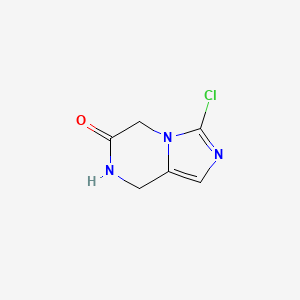 3-Chloro-7,8-dihydro-imidazo[1,5-A]pyrazin-6-one