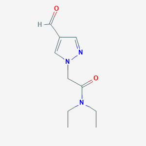 N,N-diethyl-2-(4-formyl-1H-pyrazol-1-yl)acetamide