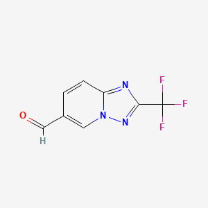 2-(Trifluoromethyl)[1,2,4]triazolo[1,5-A]pyridine-6-carbaldehyde