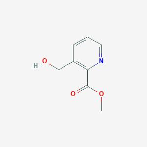 molecular formula C8H9NO3 B14854460 Methyl 3-(hydroxymethyl)pyridine-2-carboxylate 