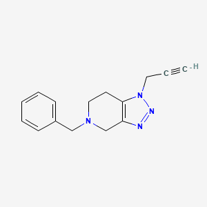 5-benzyl-1-(prop-2-yn-1-yl)-1H,4H,5H,6H,7H-[1,2,3]triazolo[4,5-c]pyridine