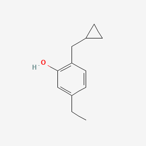 2-(Cyclopropylmethyl)-5-ethylphenol