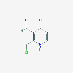 2-(Chloromethyl)-4-hydroxynicotinaldehyde