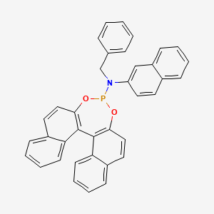 N-benzyl-N-naphthalen-2-yl-12,14-dioxa-13-phosphapentacyclo[13.8.0.02,11.03,8.018,23]tricosa-1(15),2(11),3,5,7,9,16,18,20,22-decaen-13-amine