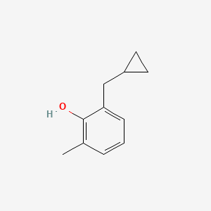 2-(Cyclopropylmethyl)-6-methylphenol