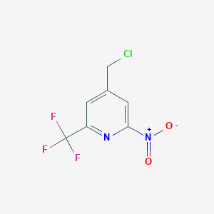 4-Chloromethyl-2-nitro-6-(trifluoromethyl)pyridine