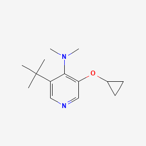 3-Tert-butyl-5-cyclopropoxy-N,N-dimethylpyridin-4-amine