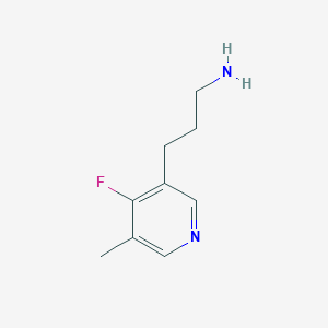 3-(4-Fluoro-5-methylpyridin-3-YL)propan-1-amine