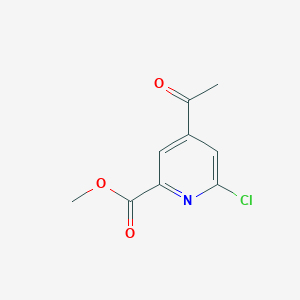 Methyl 4-acetyl-6-chloropyridine-2-carboxylate