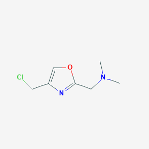 N-[[4-(Chloromethyl)-1,3-oxazol-2-YL]methyl]-N,N-dimethylamine