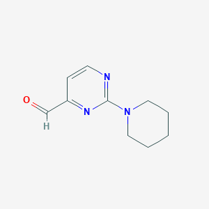 2-(Piperidin-1-YL)pyrimidine-4-carbaldehyde