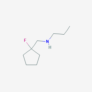 molecular formula C9H18FN B1485471 [(1-Fluorocyclopentyl)methyl](propyl)amine CAS No. 2098013-39-7