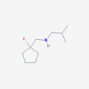 molecular formula C10H20FN B1485472 [(1-Fluorocyclopentyl)methyl](2-methylpropyl)amine CAS No. 1863928-52-2