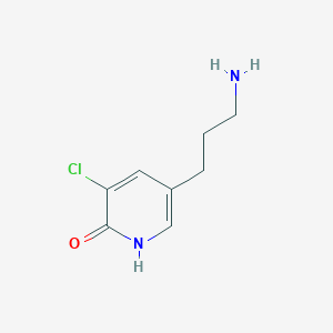 5-(3-Aminopropyl)-3-chloropyridin-2-OL