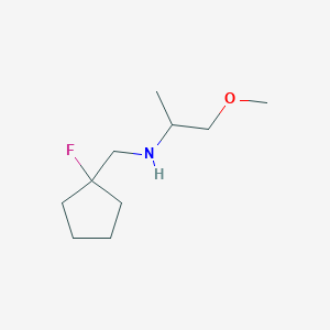 [(1-Fluorocyclopentyl)methyl](1-methoxypropan-2-yl)amine