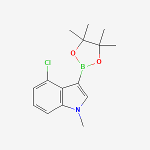 4-Chloro-1-methyl-3-(4,4,5,5-tetramethyl-1,3,2-dioxaborolan-2-YL)-1H-indole