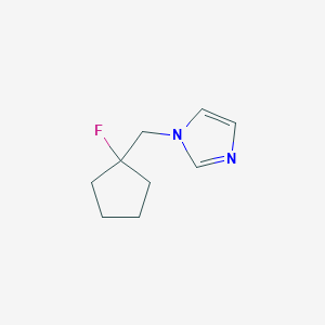 1-[(1-fluorocyclopentyl)methyl]-1H-imidazole