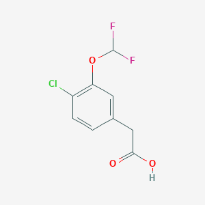 2-(4-Chloro-3-(difluoromethoxy)phenyl)acetic acid