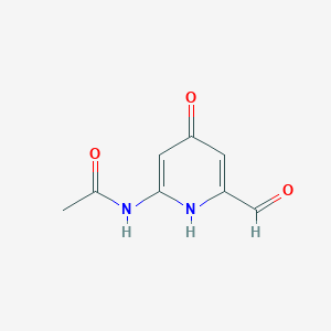 N-(6-Formyl-4-hydroxypyridin-2-YL)acetamide