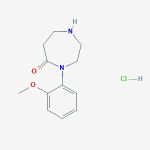 4-(2-Methoxyphenyl)-1,4-diazepan-5-one hydrochloride