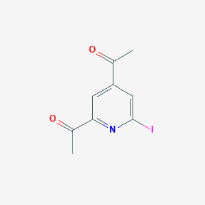 1-(2-Acetyl-6-iodopyridin-4-YL)ethanone