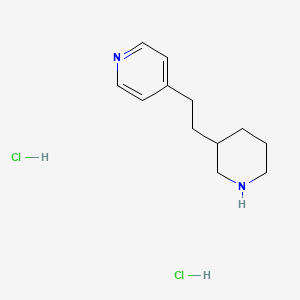 4-[2-(Piperidin-3-yl)ethyl]pyridine dihydrochloride