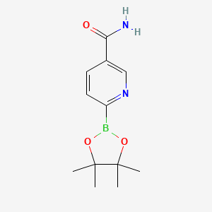 6-(4,4,5,5-Tetramethyl-1,3,2-dioxaborolan-2-YL)nicotinamide