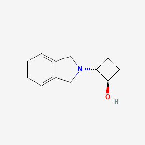 trans-2-(2,3-dihydro-1H-isoindol-2-yl)cyclobutan-1-ol