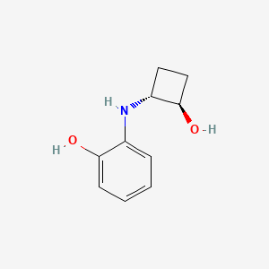 molecular formula C10H13NO2 B1485481 2-{[trans-2-Hydroxycyclobutyl]amino}phenol CAS No. 2165502-53-2