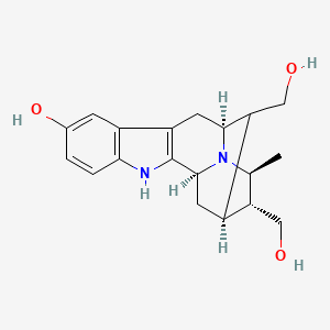 (1S,12S,14R,15R,16S)-13,15-bis(hydroxymethyl)-16-methyl-3,17-diazapentacyclo[12.3.1.02,10.04,9.012,17]octadeca-2(10),4(9),5,7-tetraen-7-ol