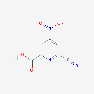 6-Cyano-4-nitropyridine-2-carboxylic acid