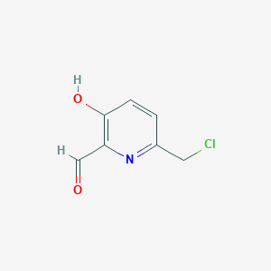 6-(Chloromethyl)-3-hydroxypyridine-2-carbaldehyde