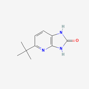 molecular formula C10H13N3O B14854840 5-Tert-butyl-1,3-dihydro-2H-imidazo[4,5-B]pyridin-2-one 