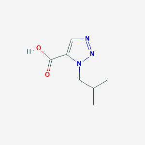 molecular formula C7H11N3O2 B14854857 1-Isobutyl-1H-1,2,3-triazole-5-carboxylic acid 