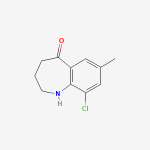 9-Chloro-7-methyl-1,2,3,4-tetrahydro-benzo[B]azepin-5-one