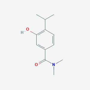 molecular formula C12H17NO2 B14854882 3-Hydroxy-4-isopropyl-N,N-dimethylbenzamide 