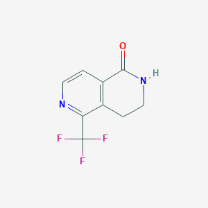 5-(Trifluoromethyl)-3,4-dihydro-2,6-naphthyridin-1(2H)-one