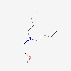 trans-2-(Dibutylamino)cyclobutan-1-ol