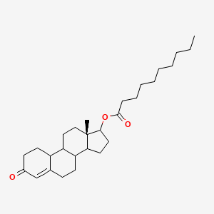 molecular formula C28H44O3 B14854932 [(13S)-13-methyl-3-oxo-2,6,7,8,9,10,11,12,14,15,16,17-dodecahydro-1H-cyclopenta[a]phenanthren-17-yl] decanoate 