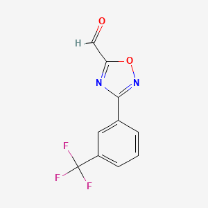 3-(3-(Trifluoromethyl)phenyl)-1,2,4-oxadiazole-5-carbaldehyde