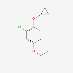 2-Chloro-1-cyclopropoxy-4-isopropoxybenzene