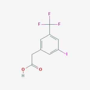 3-Iodo-5-(trifluoromethyl)phenylacetic acid