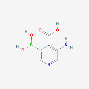 5-Amino-4-carboxypyridine-3-boronic acid