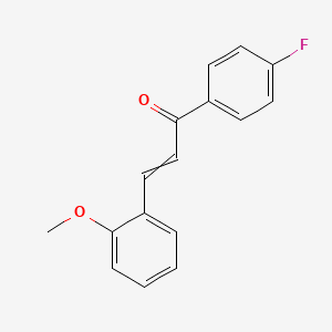 1-(4-Fluorophenyl)-3-(2-methoxyphenyl)prop-2-en-1-one